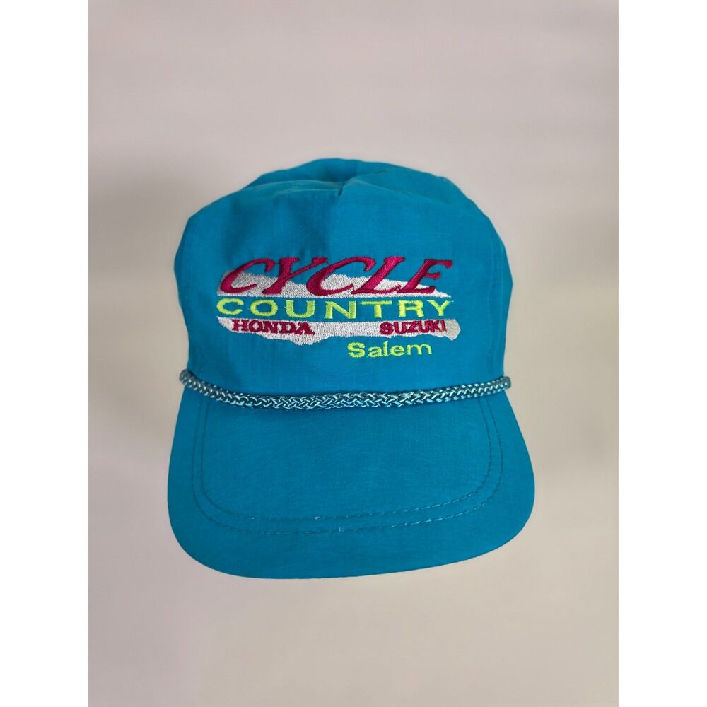 Cycle Country Salem Honda Suzuki Teal Rope Hat